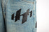 INITIAL BAGGY JORTS - BLUE CREAM